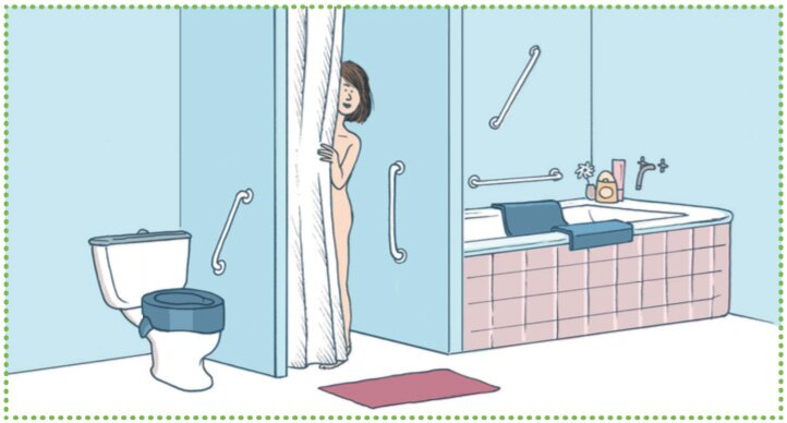 prothese-se-laver-douche-baignoire-toilettes-wc