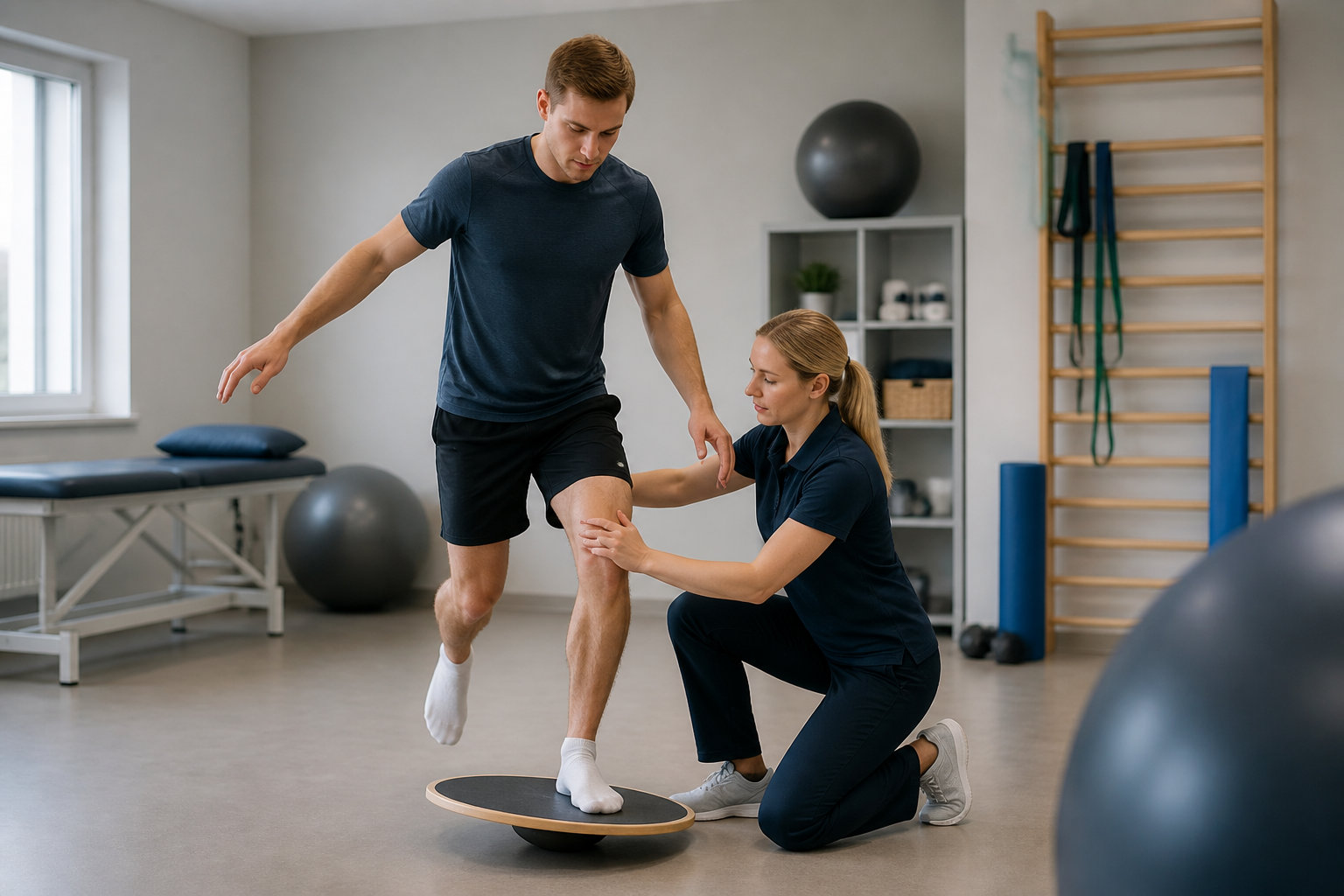 Renforcer les muscles pour compenser l'instabilité ligamentaire
